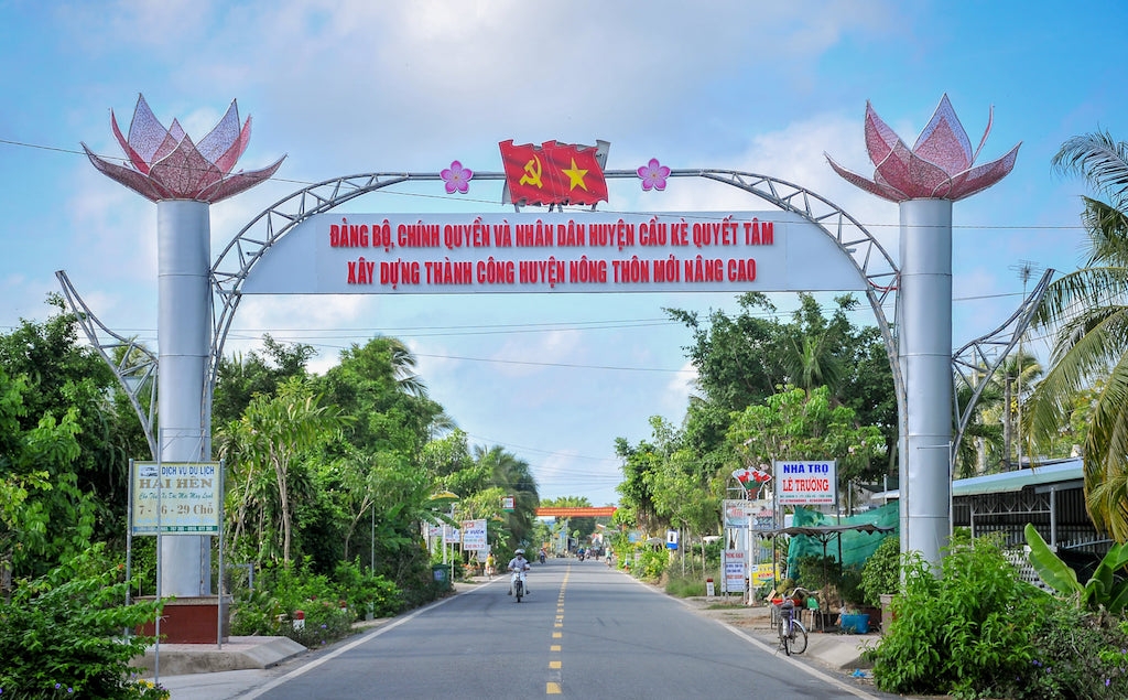 Huyện Cầu Kè đang quyết tâm theo đuổi mục tiêu đạt chuẩn huyện nông thôn mới nâng cao trong năm 2023.