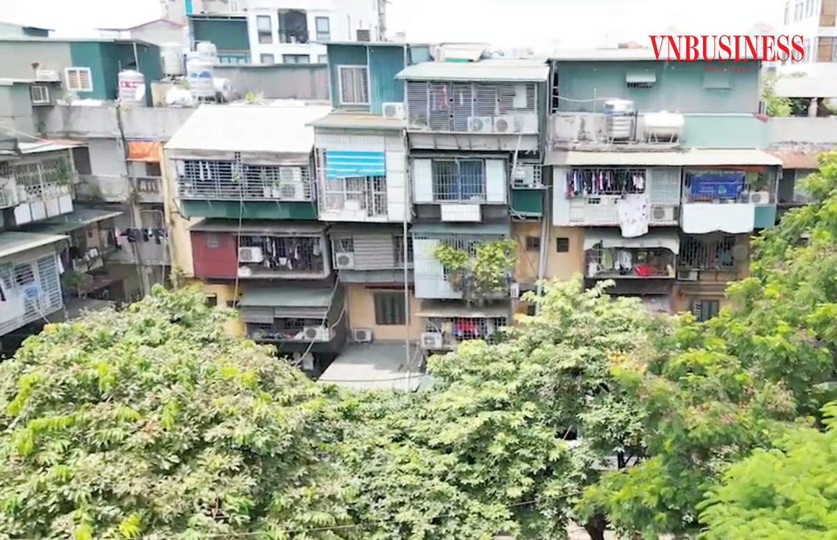 Hà Nội đang đẩy nhanh tiến độ cải tạo chung cư, khu tập thể cũ.
