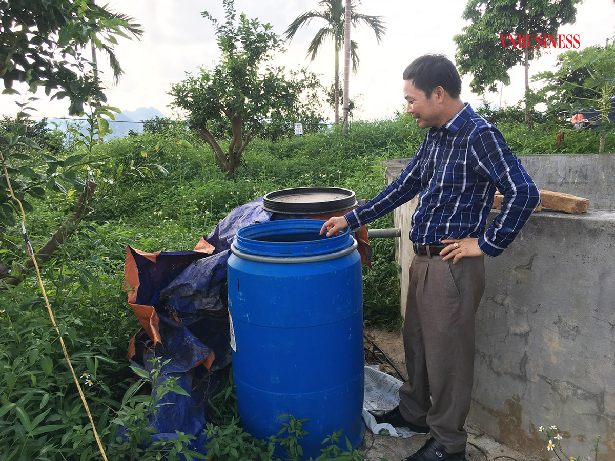 Tự ủ phân hữu cơ để sử dụng chăm sóc cam và bưởi tiết kiệm hàng chục triệu tiền phân bón so với dùng phân hóa học cho 1ha diện tích trồng cây ăn quả.