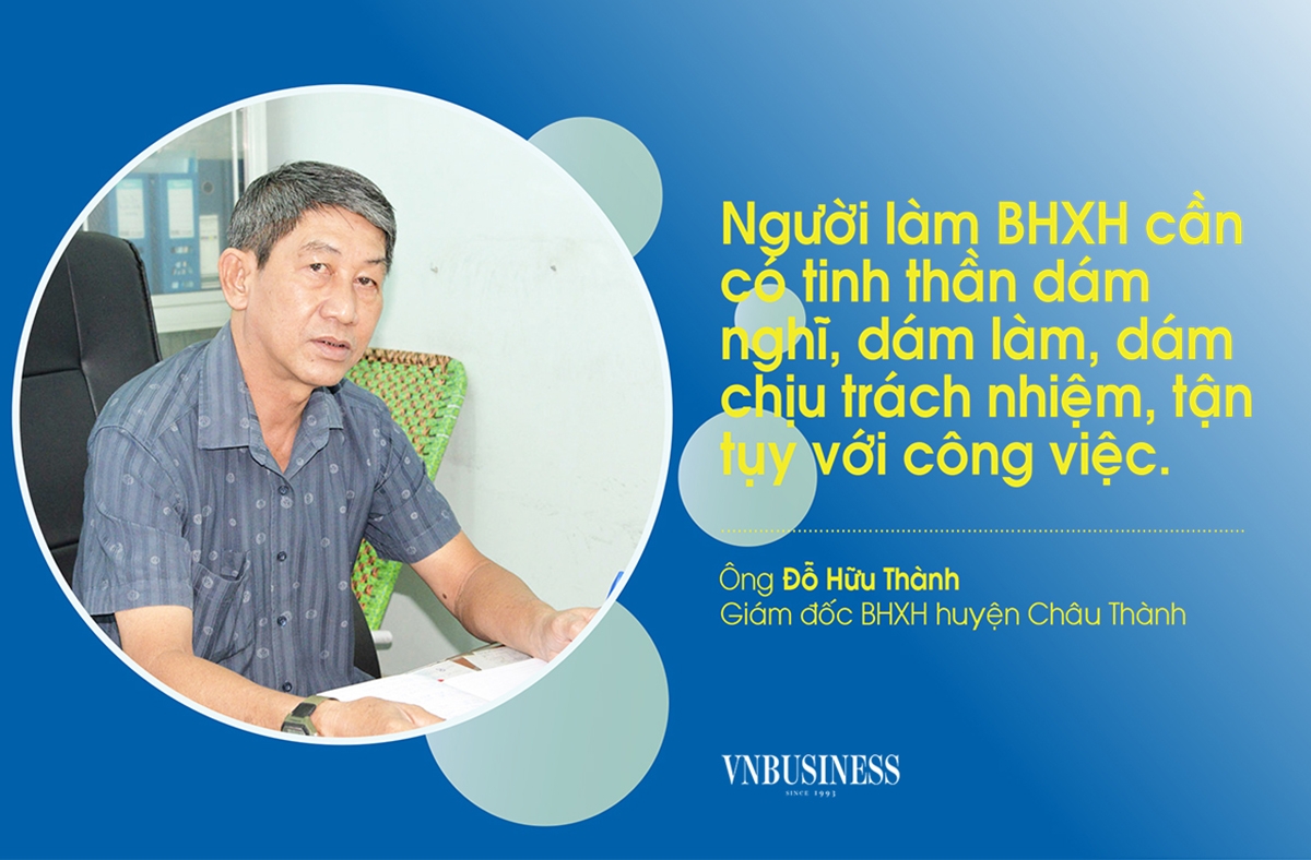 Gần 27 năm công tác, ông Đỗ Hữu Thành là cây đại thụ của BHXH tỉnh Tiền Giang