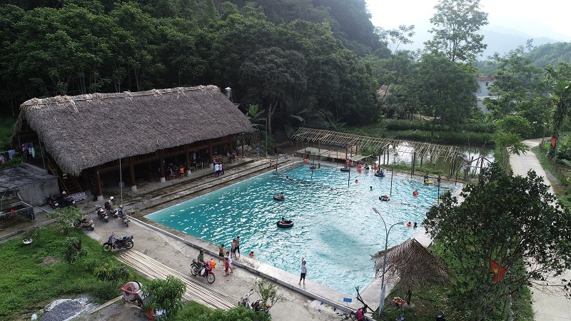 Nhiều hộ dân, HTX, doanh nghiệp ở Lâm Bình đã đầu tư homestay để phát triển du lịch.