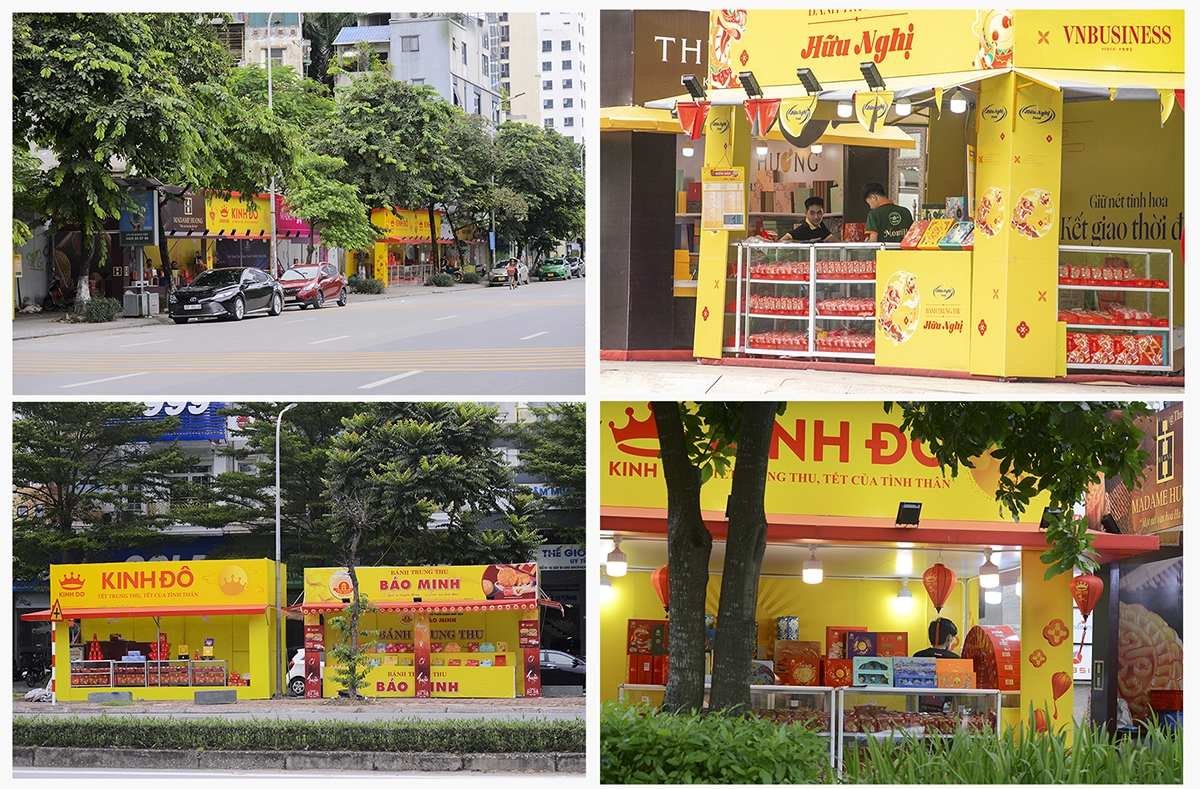 Hình ảnh tương tự trên nhiều tuyến phố như Văn Cao &lpar;Quận Ba Đình&rpar;, Nguyễn Chí Thanh &lpar;Quận Đống Đa&rpar;, Tố Hữu &lpar;Quận Hà Đông&rpar; phía ngoài các sản phẩm được bày bán khá đa dạng và bắt mắt, bên trong nhân viên rảnh rỗi ngồi bấm điện thoại.