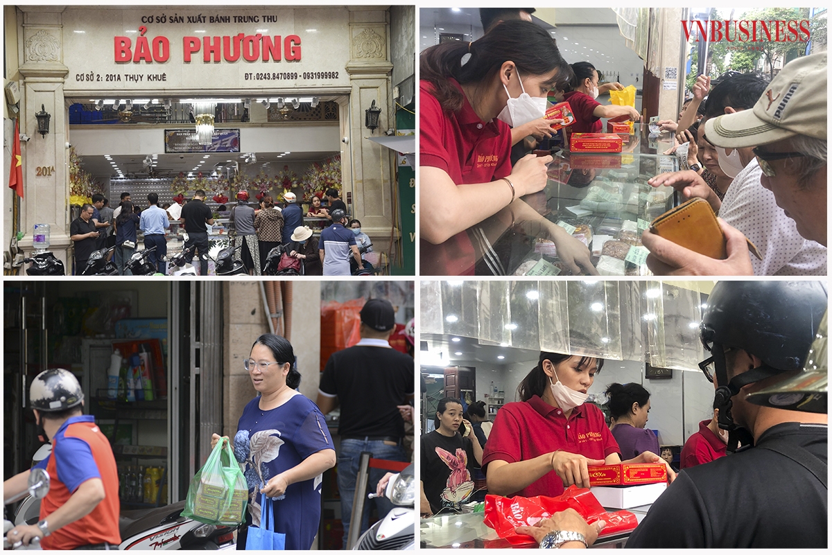 Người bán hàng cho biết, năm nay giá bánh nướng bánh dẻo không có sự biến động nhiều so với năm trước. Phần lớn khách hàng tới đây mua để làm quà biếu tặng hoặc mang về để thưởng thức sớm cùng gia đình.