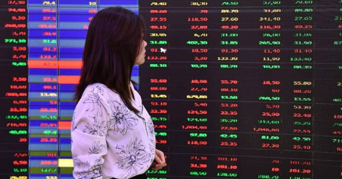 Cổ phiếu nằm sàn hàng loạt, VN-Index rơi vào tình trạng nguy hiểm.