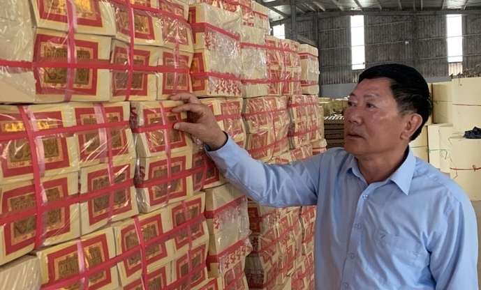 Hiện nay, các sản phẩm vàng mã của HTX chế biến lâm sản Hợp Phát được xuất khẩu sang thị trường Đài Loan và một phần tiêu thụ trong nước.