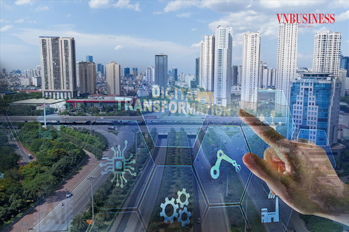 Hà Nội sẽ tiếp tục đẩy mạnh chuyển đổi số để xây dựng thành phố thông minh.