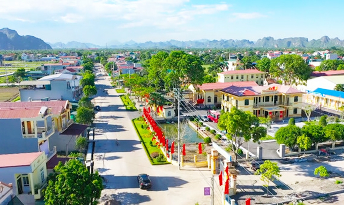 Diện mạo kinh tế xã hội huyện Nho Quan ngày càng khởi sắc.