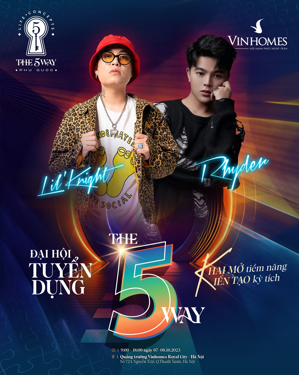 Rapper LK và Rhyder sẽ có mặt tại Đại hội Tuyển dụng “The 5Way.