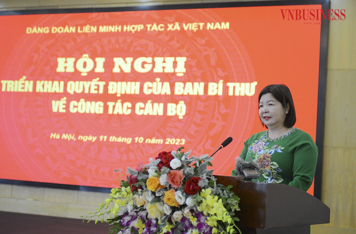 Bà Cao Xuân Thu Vân khẳng định sẽ tiếp tục nỗ lực để đưa khu vực KTTT, HTX phát triển, hoàn thành nhiệm vụ của Đảng, Nhà nước giao phó.