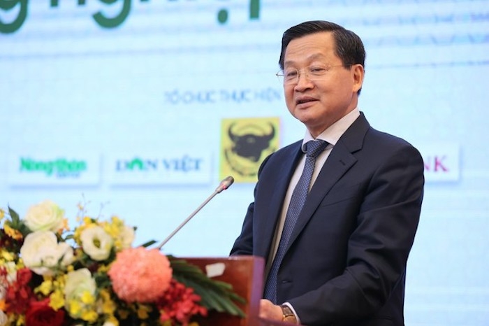 Bí thư Trung ương Đảng, Phó Thủ tướng Chính phủ Lê Minh Khái nhấn mạnh về vai trò của khu vực kinh tế tập thể đến sự phát triển của nền kinh tế.