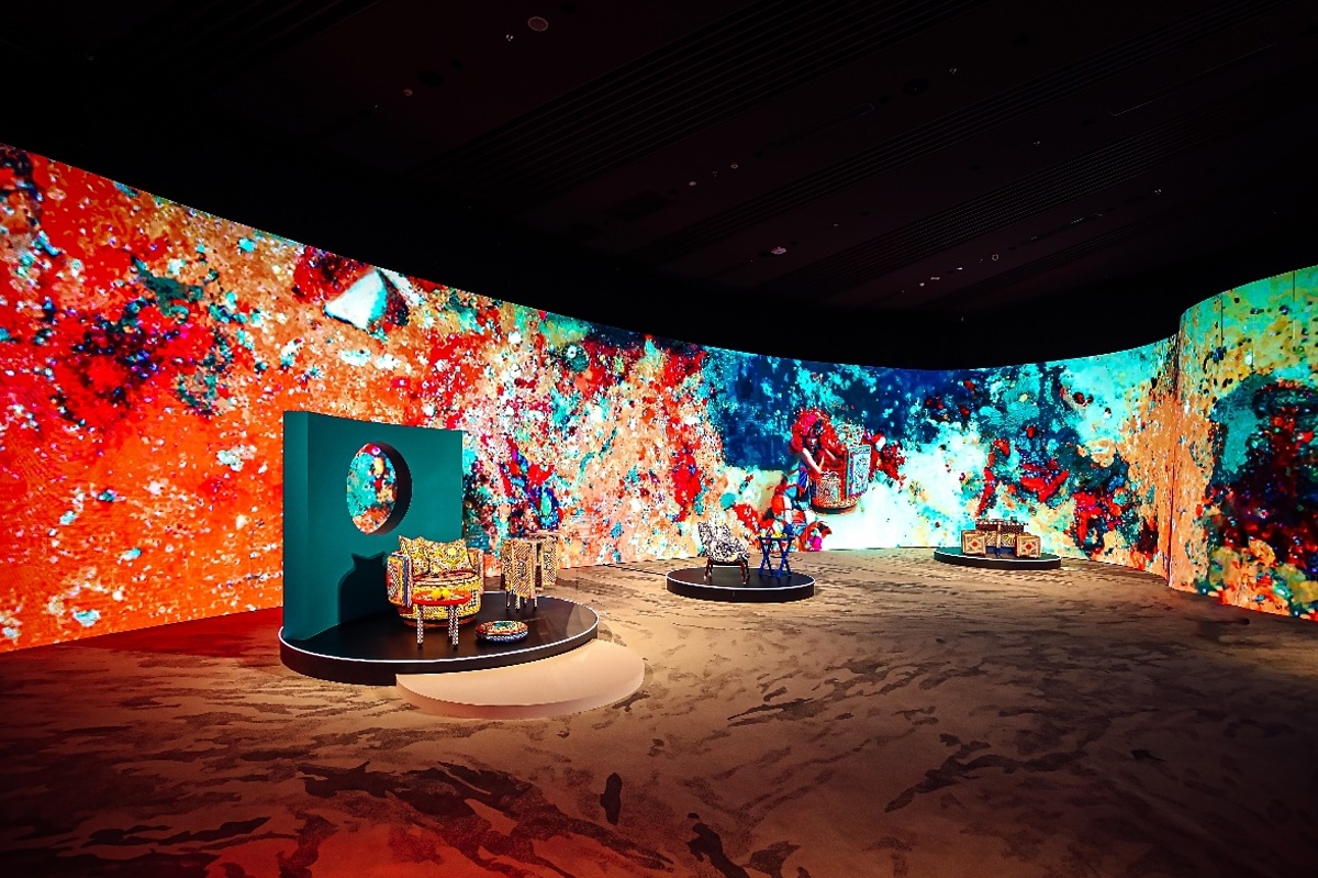 Triển lãm “European Lifestyle Manifesto” là sự kiện đầu tiên tại Việt Nam trưng bày các BST nội thất từ đế chế thời trang Dolce & Gabbana và ELIE SAAB.