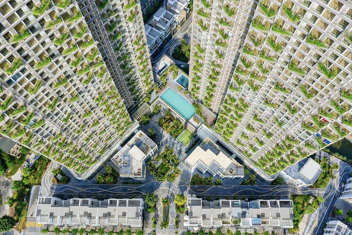 Cư dân ấn tượng với Sol Forest bởi những khu vườn trên cao.