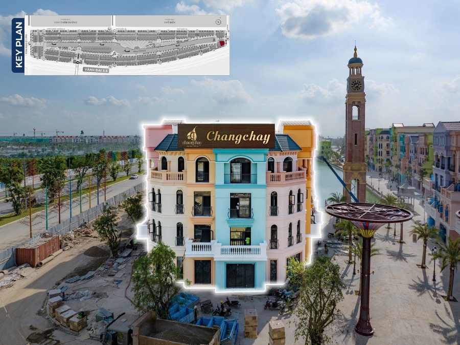 Nhà hàng Chang Chay với diện tích “khủng” lên tới 3.000m2 sàn đang được gấp rút hoàn thiện để đón khách khi Mega Grand World Hà Nội khai trương vào tháng 12/2023.