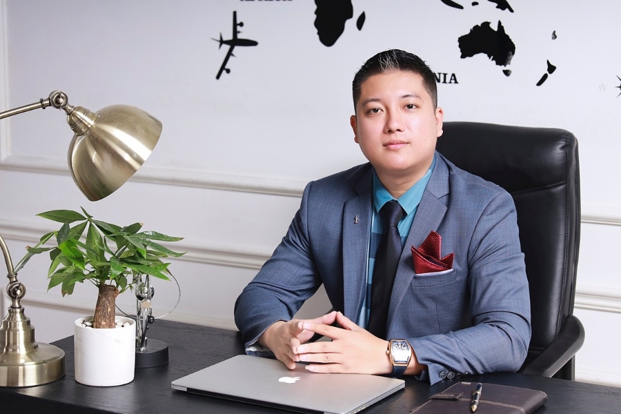 Anh Chu Nhân - TGĐ Sunny Land Property - doanh nhân trẻ nổi tiếng với nhiều dự án khởi nghiệp thành công tại khu Đông Hà Nội.