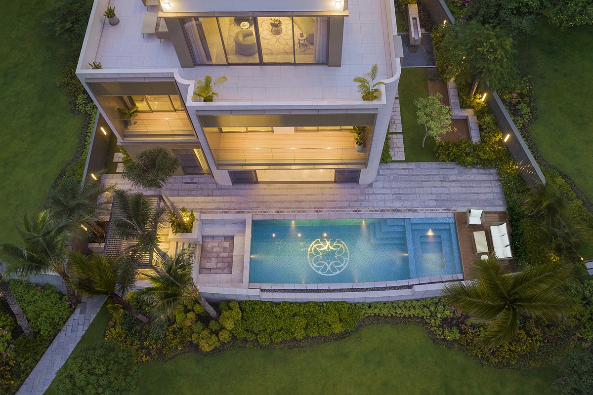 Các dinh thự The Rivus với thiết kế theo kiểu mới, đáp ứng mọi nhu cầu tận hưởng cuộc sống của giới siêu giàu.