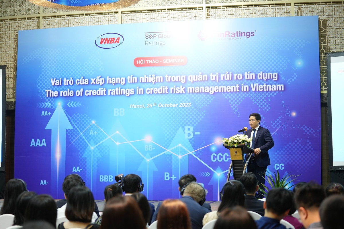 Hội thảo Vai trò của xếp hạng tín nhiệm trong quản trị rủi ro tín dụng.