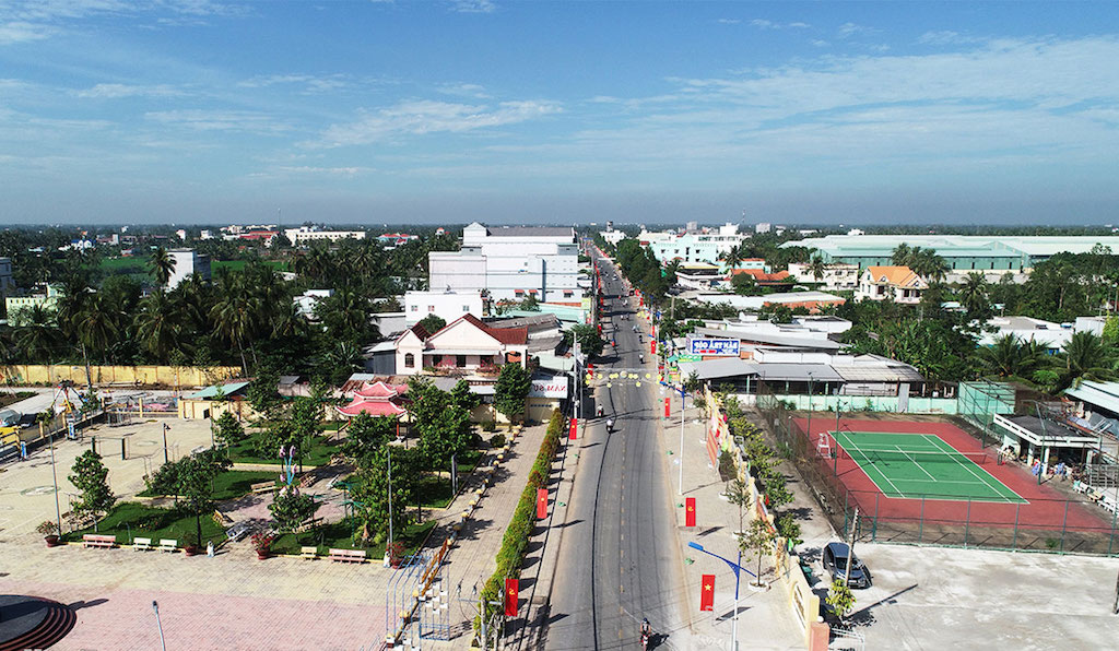 Huyện Gò Công Tây đang hướng tới mục tiêu đạt chuẩn huyện nông thôn mới nâng cao vào năm 2025.