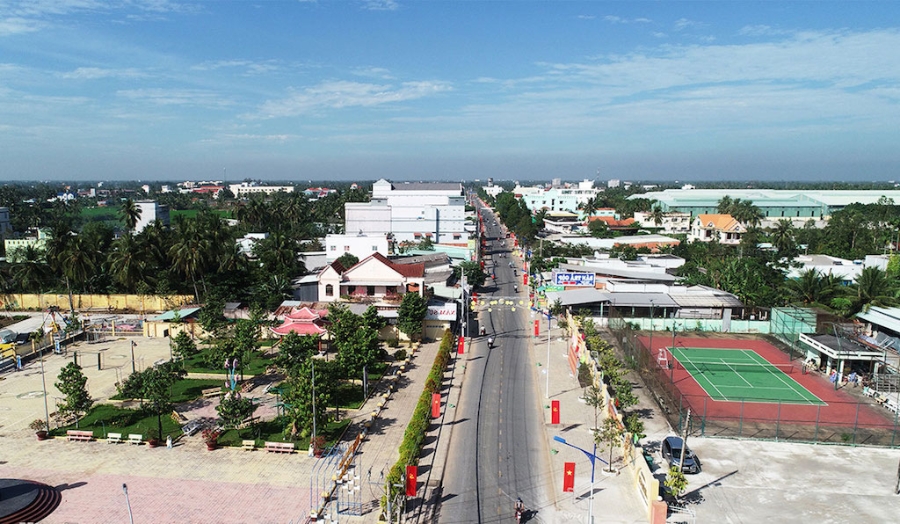 Huyện Gò Công Tây đang hướng tới mục tiêu đạt chuẩn huyện nông thôn mới nâng cao vào năm 2025.