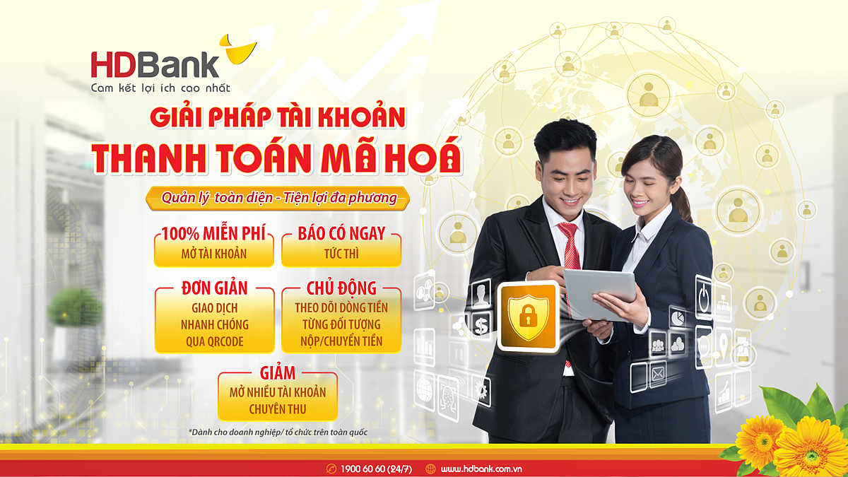 Không chỉ mang lại lợi ích cho doanh nghiệp, tài khoản thanh toán mã hoá của HDBank còn mang lại nhiều tiện ích cho đối tác của doanh nghiệp.