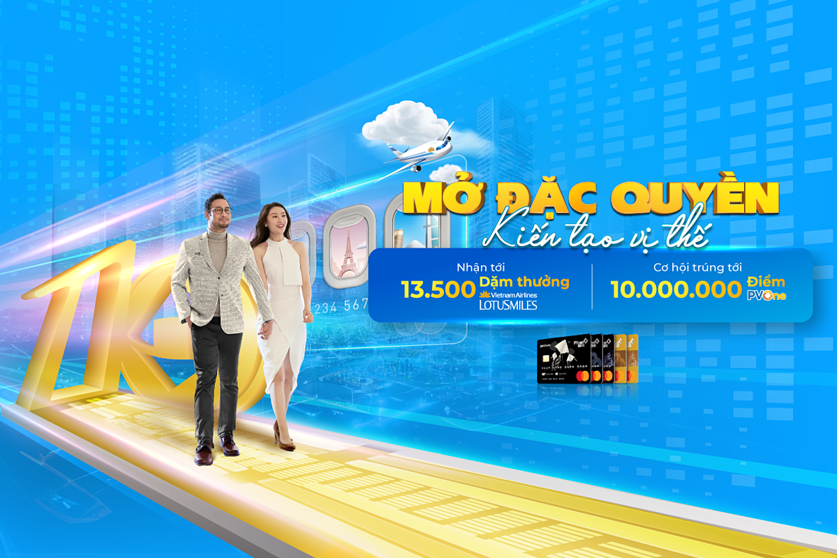 Chương trình ưu đãi “Mở đặc quyền - Kiến tạo vị thế” dành gần 2.000.000 Dặm thưởng Bông Sen Vàng cho chủ thẻ tín dụng Phong cách sống.