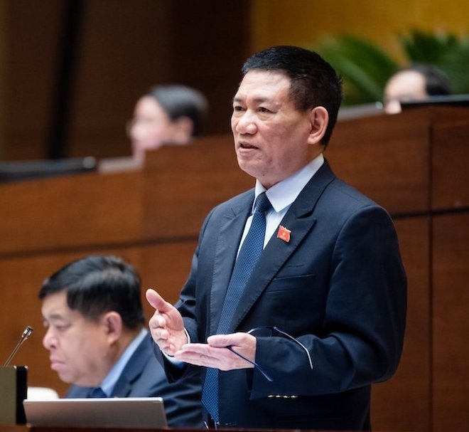 Bộ trưởng Bộ Tài chính Hồ Đức Phớc giải trình, làm rõ ý kiến của đại biểu Quốc hội nêu tại phiên thảo luận sáng ngày 2/11.