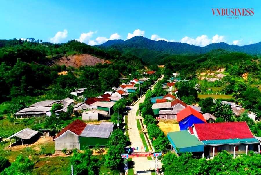 Diện mạo nông thôn mới huyện Vũ Quang ngày càng khởi sắc.