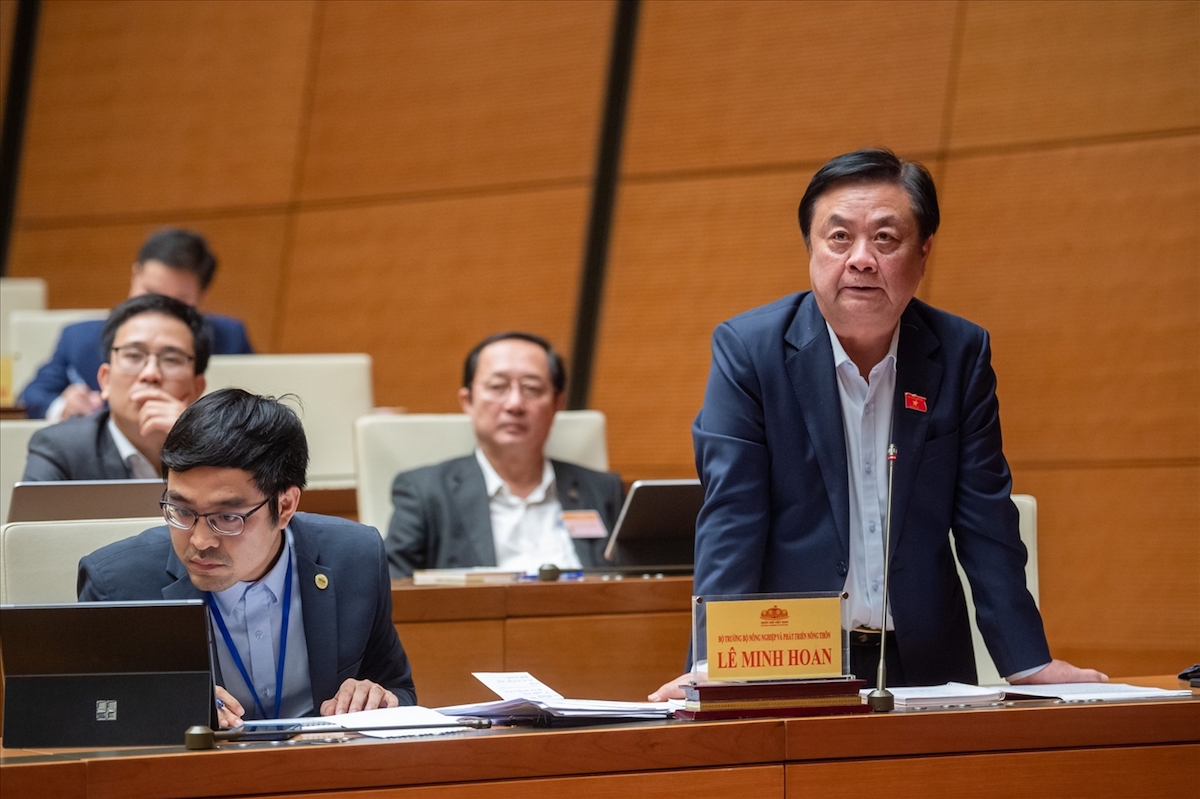 Bộ trưởng Bộ NN&PTNT Lê Minh Hoan.