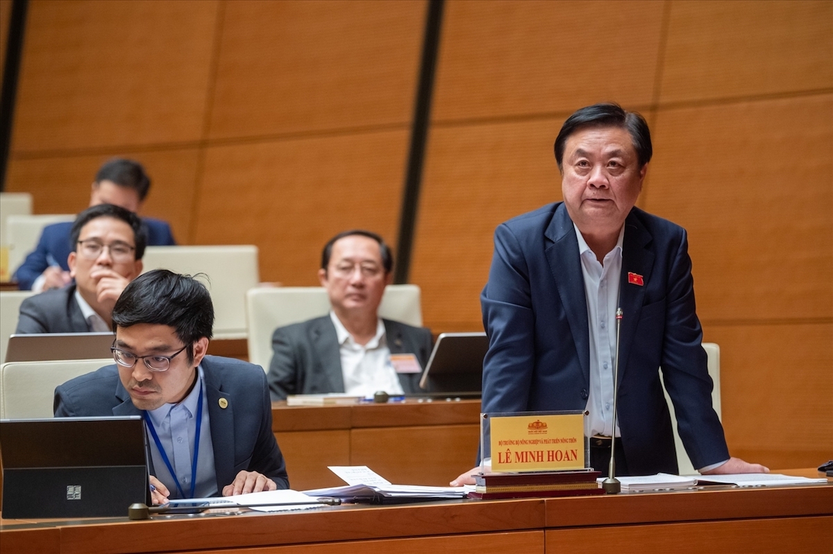 Bộ trưởng Bộ NN&PTNT Lê Minh Hoan.