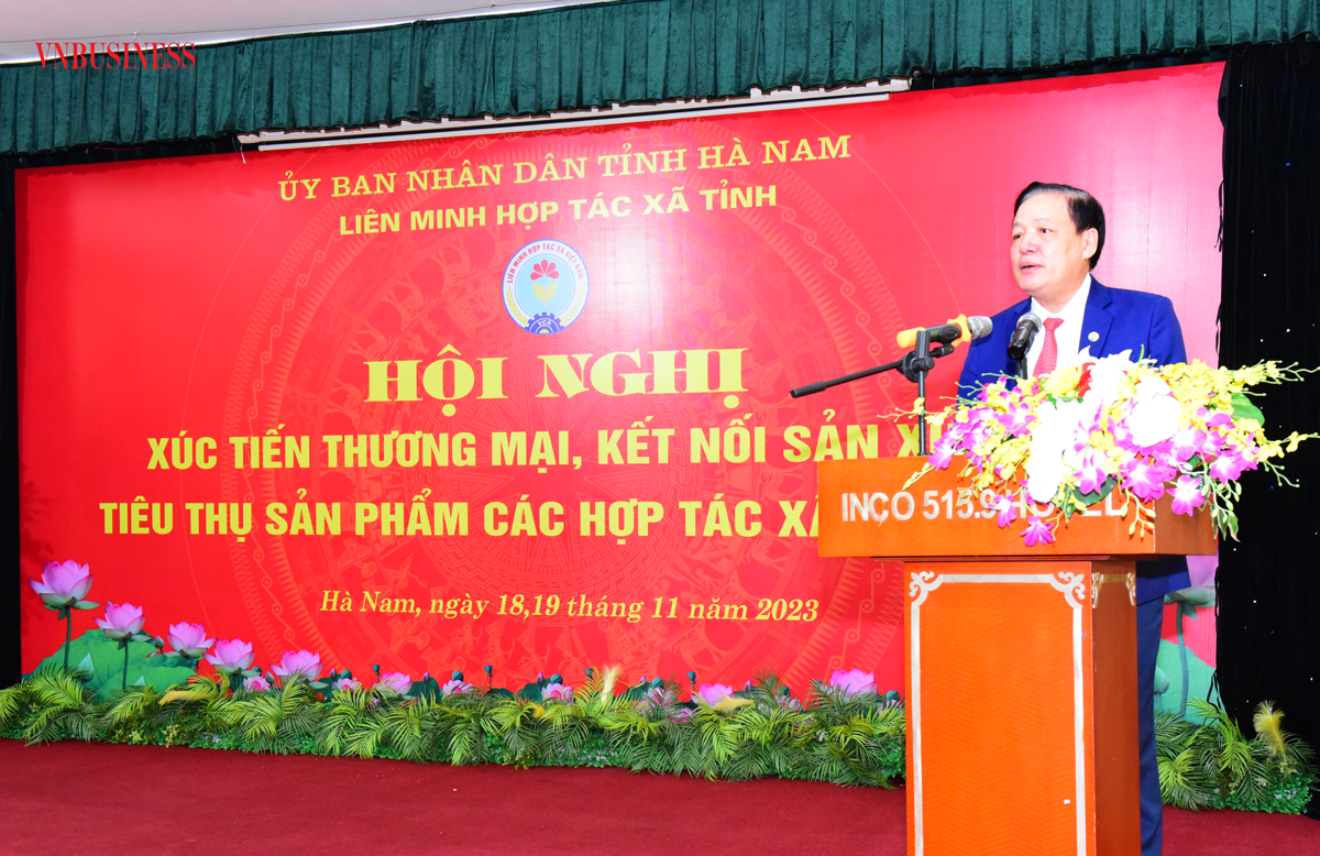 Ông Lê Quang Vọng, Phó Chủ tịch Liên minh HTX tỉnh Hà Nam cho rằng nhiều HTX của tỉnh đã ký được hợp đồng tiêu thụ nhờ tham gia xúc tiến thương mại.