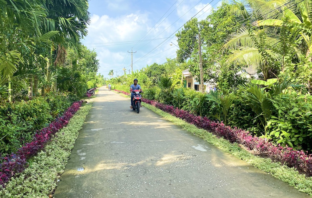 Với sự chung sức của các HTX trong xây dựng nông thôn mới giúp Mỹ Tú trở thành vùng quê đáng sống.