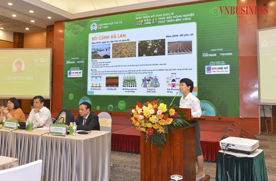 Bà Lê Thị Thu Hiền, Giám đốc Agriterra Việt Nam.