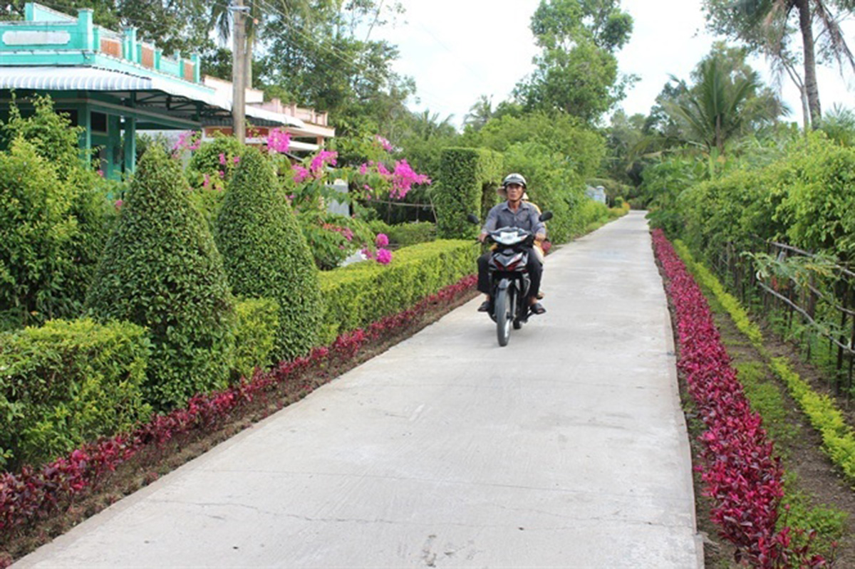 Châu Thành A là một trong những điểm sáng trong xây dựng nông thôn mới ở Hậu Giang.