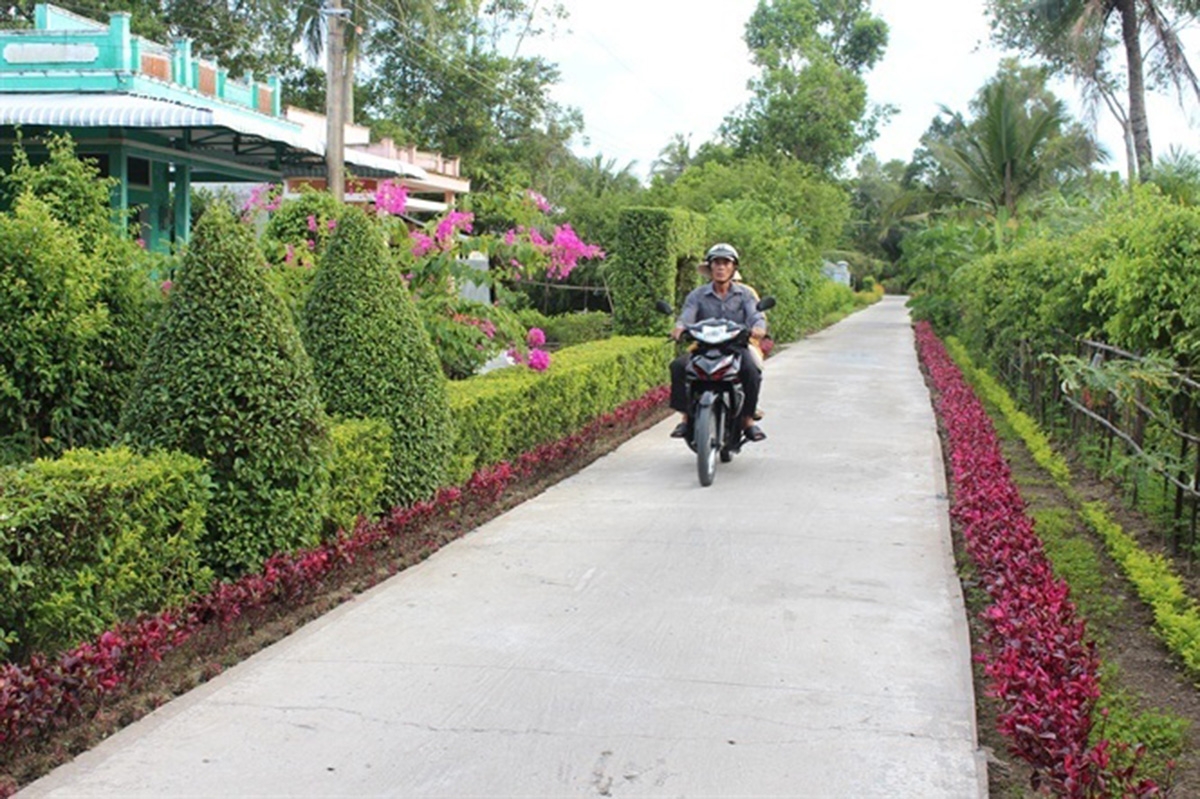 Châu Thành A là một trong những điểm sáng trong xây dựng nông thôn mới ở Hậu Giang.