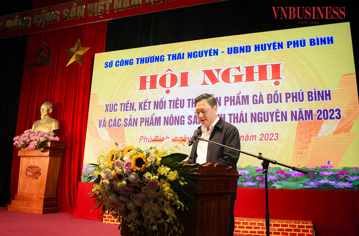 Ông Nguyễn Huy Hoàng, Phó Giám đốc Sở Công Thương tỉnh Thái Nguyên đánh giá Hội nghị sẽ giúp các sản phẩm đặc trưng của địa phương có đầu ra rộng hơn.