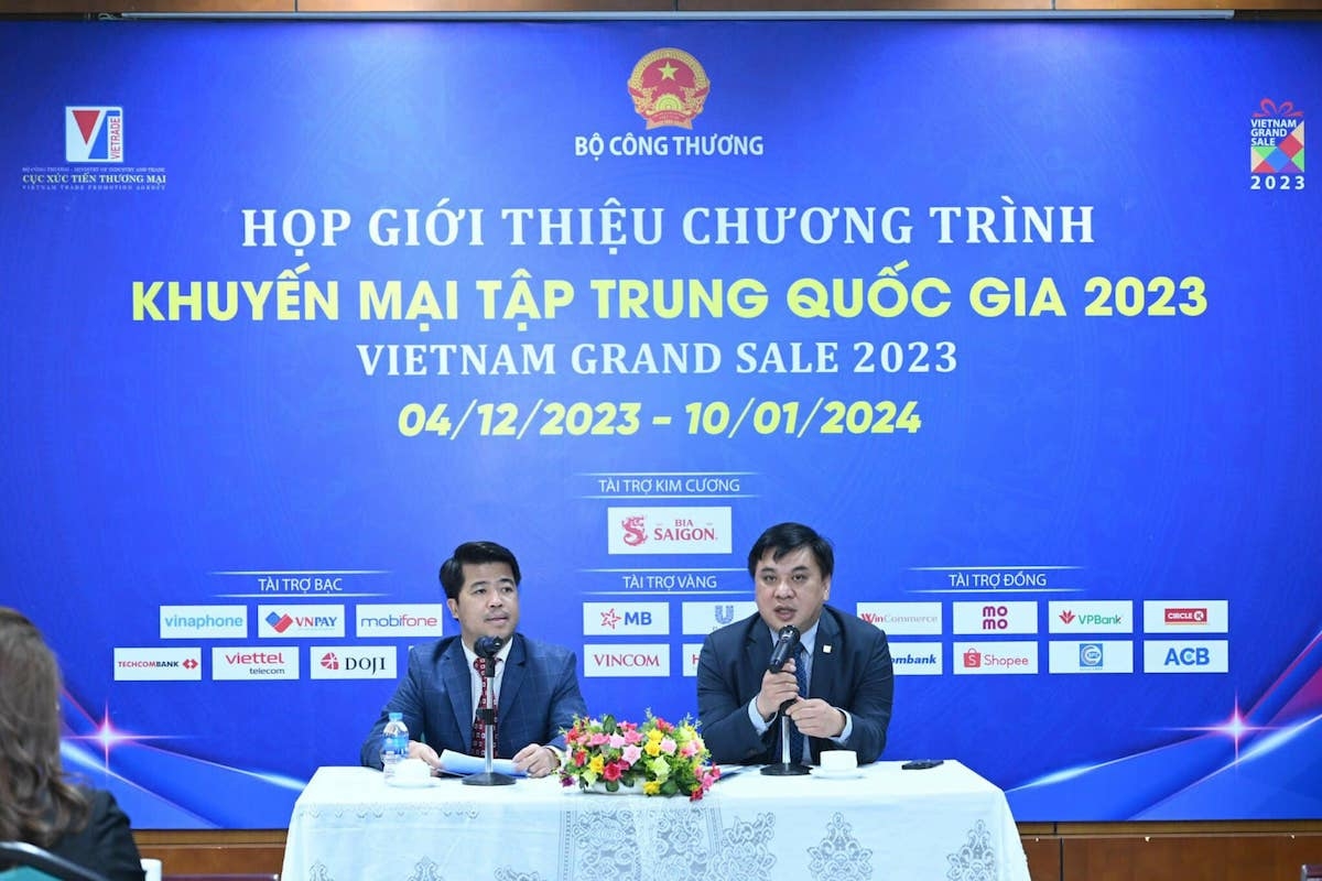 Bộ Công Thương họp báo giới thiệu chương trình khuyến mại tập trung quốc gia 2023.