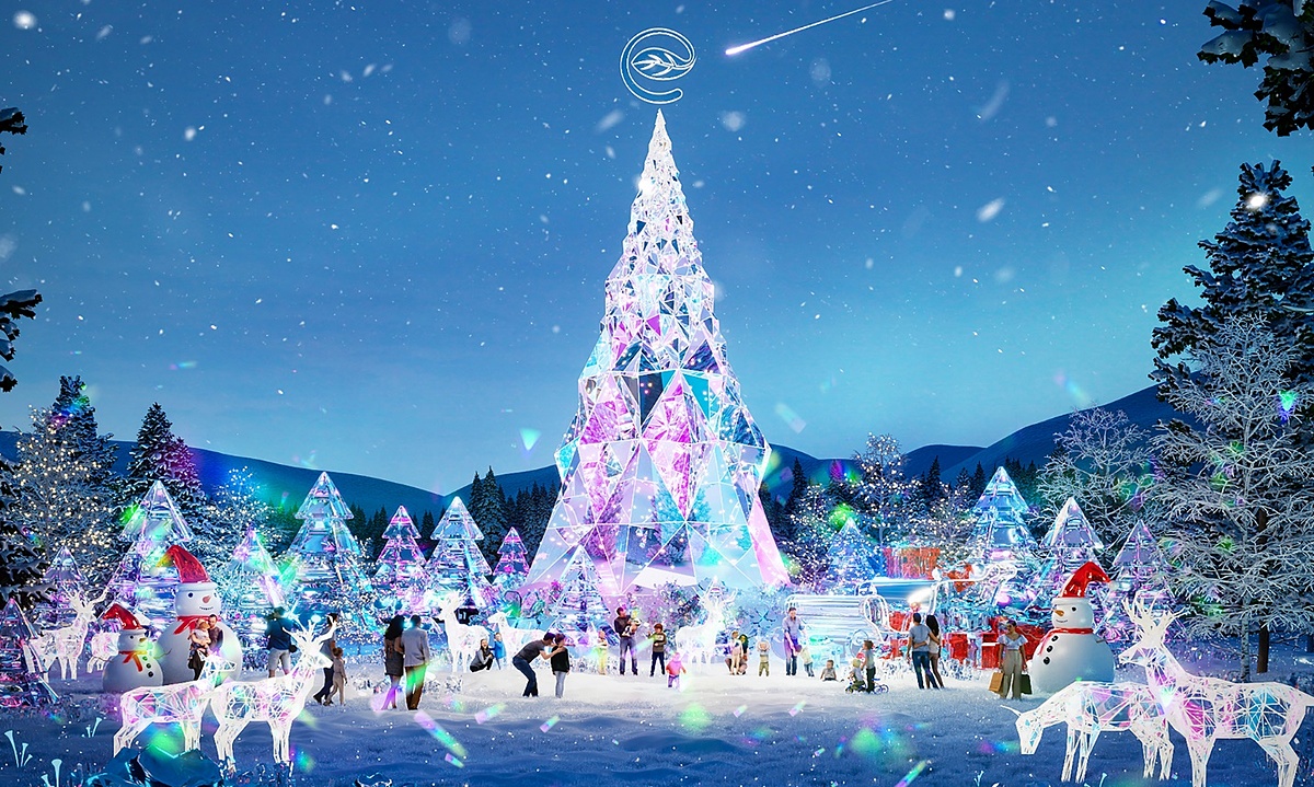 Khu rừng pha lê sẽ được dựng lên khắp các dự án của nhà sáng lập Ecopark.