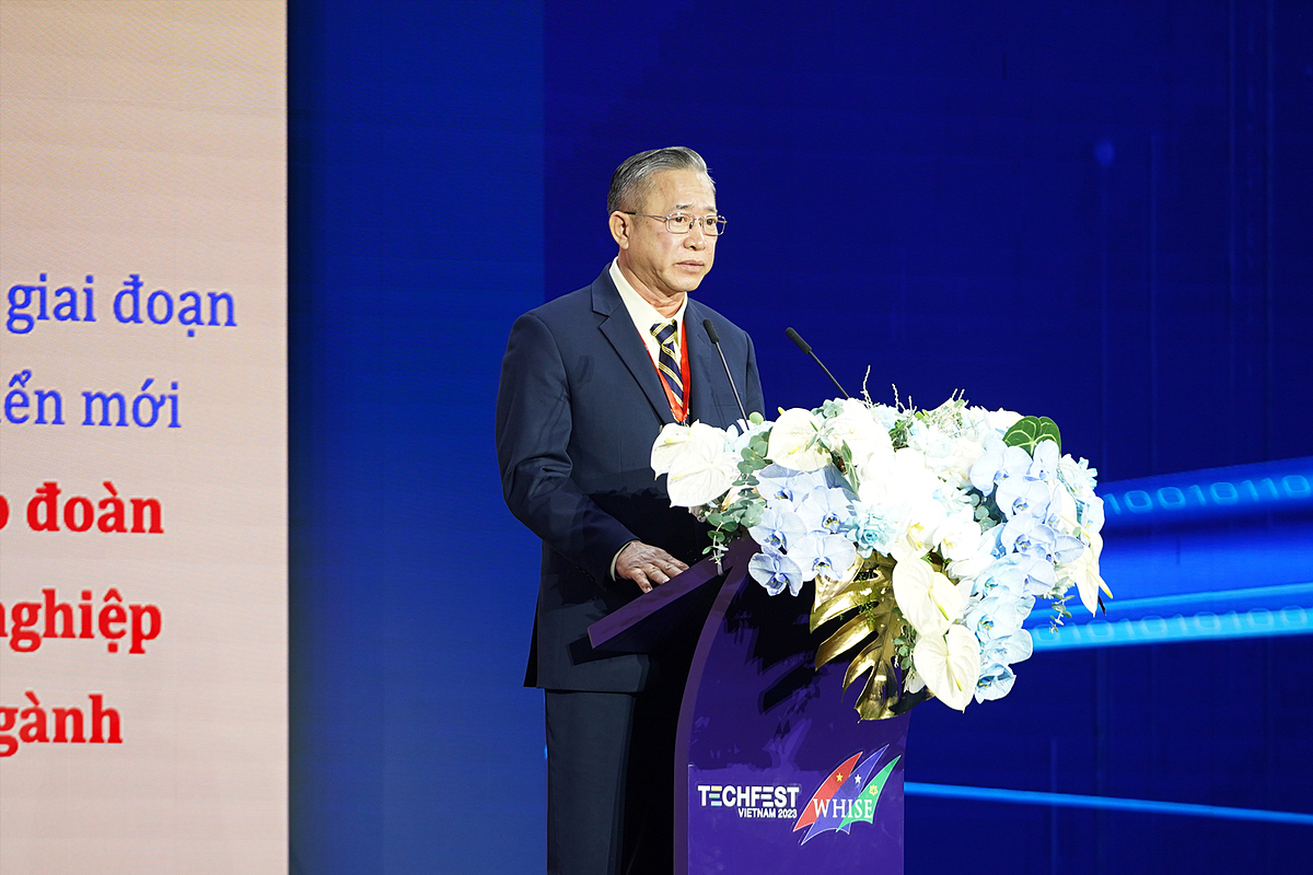 Ông Phạm Văn Tài - Tổng Giám đốc THACO phát biểu tại sự kiện.