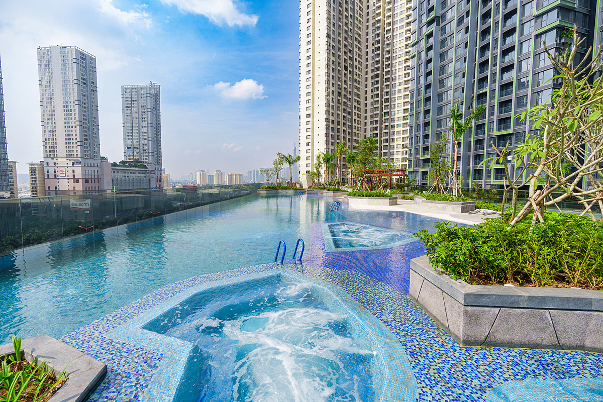 Không gian sống xanh và tiện ích đẳng cấp của LUMIÈRE riverside.