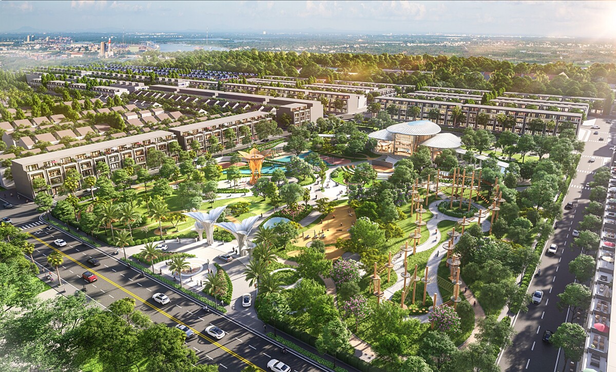 Gem Sky World chỉ cách 5km so với sân bay Long Thành và nằm ngoài vùng nhiễu động, tạo điều kiện thuận lợi cho cư dân chỉ mất khoảng 5 phút để di chuyển đến sân bay Long Thành.