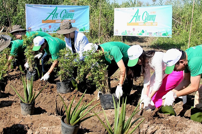 Từ những thành công và giá trị lan tỏa từ Chiến dịch “Vì một An Giang xanh - sạch - đẹp”, Alphanam Green Foundation được trao giải thưởng Én Xanh 2017 - Giải thưởng tôn vinh các sáng kiến kinh doanh vì mục tiêu phát triển bền vững.