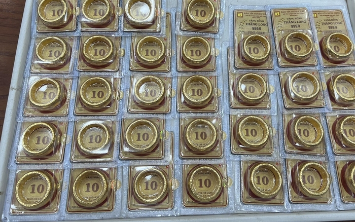 Một số thương hiệu vàng nhẫn điều chỉnh tăng hơn nửa triệu đồng/lượng.