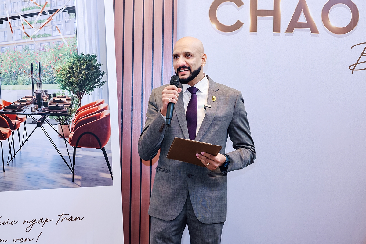 Đại diện Masterise Homes, Ông Dax Phillip – Phó Giám đốc Điều hành phụ trách Quản lý bàn giao nhà chia sẻ.