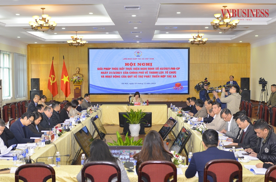 Hội nghị thực hiện Nghị định 45/2021/NĐ-CP nhận được nhiều ý kiến đóng góp nhằm tháo gỡ khó khăn cho các Quỹ Hỗ trợ phát triển HTX.