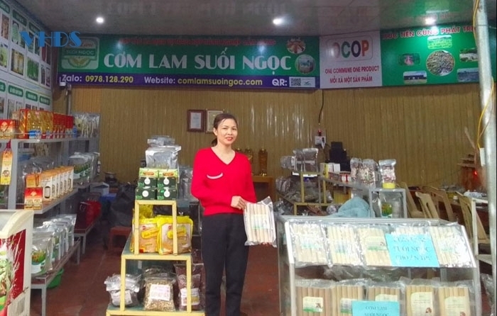 Sản phẩm “Cơm lam Suối Ngọc” đã được công nhận là sản phẩm OCOP 3 sao.