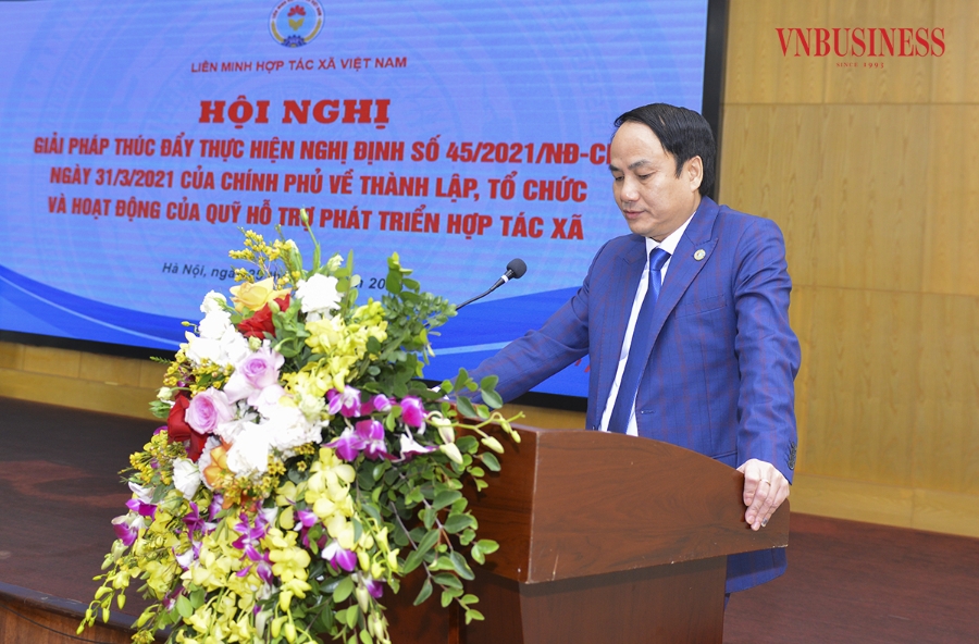 Ông Phạm Công Bằng, Tổng Giám đốc Quỹ hỗ trợ HTX Việt Nam cho rằng nhiều Quỹ vẫn còn vướng mắc trong thực hiện tổ chức, sắp xếp lại.