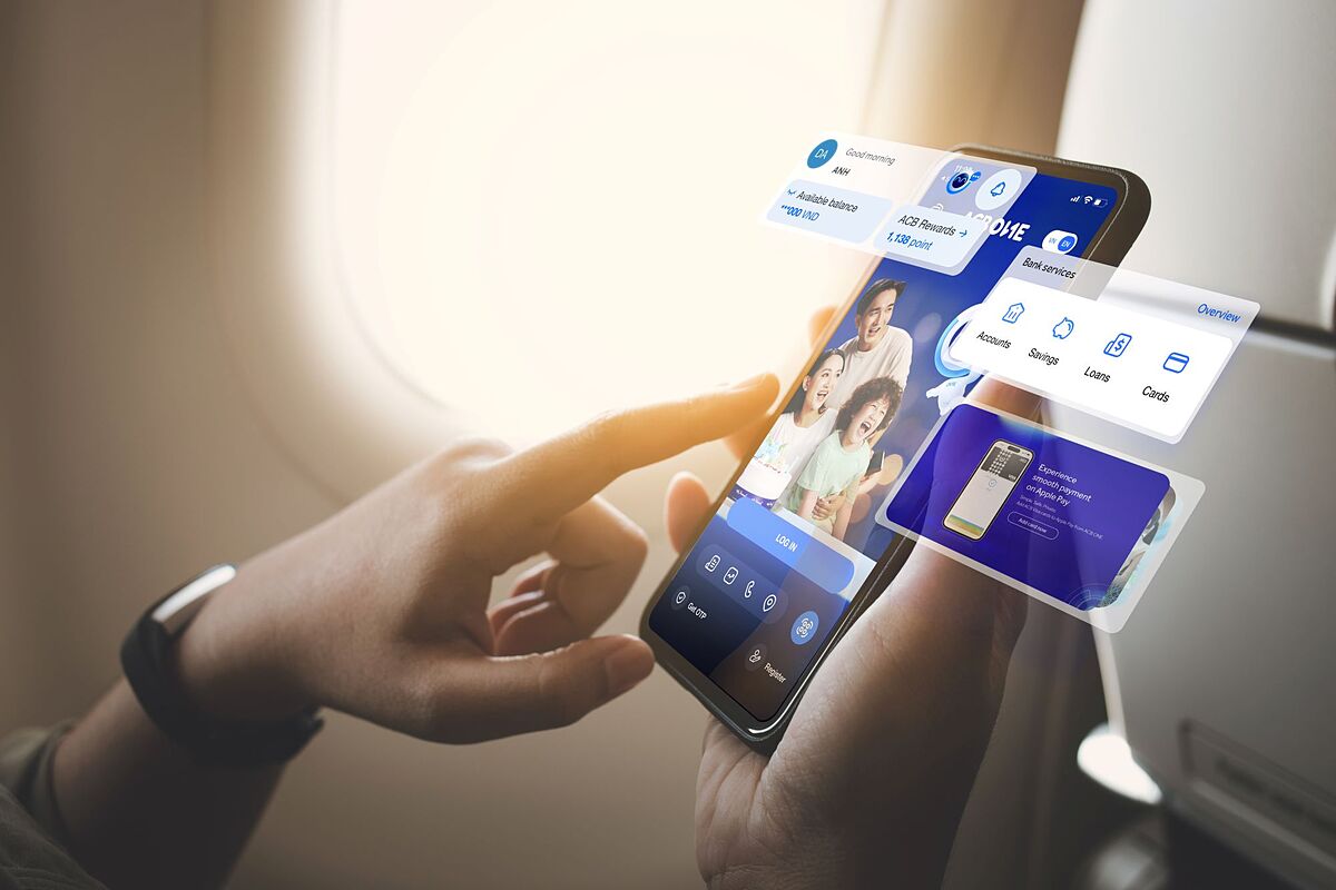 Khách hàng có thể dễ dàng cài đặt và sử dụng hoàn hoàn miễn phí Ngân hàng số ACB ONE ACB ONE và ACB ONE BIZ.