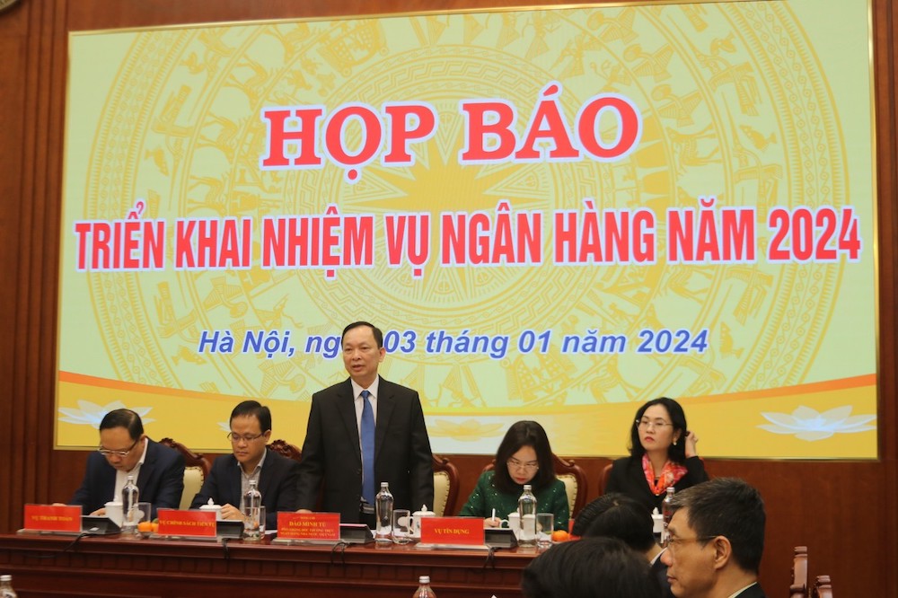 Phó Thống đốc Đào Minh Tú cho biết đến cuối năm 2023, tăng trưởng tín dụng đạt khoảng 13,5%.