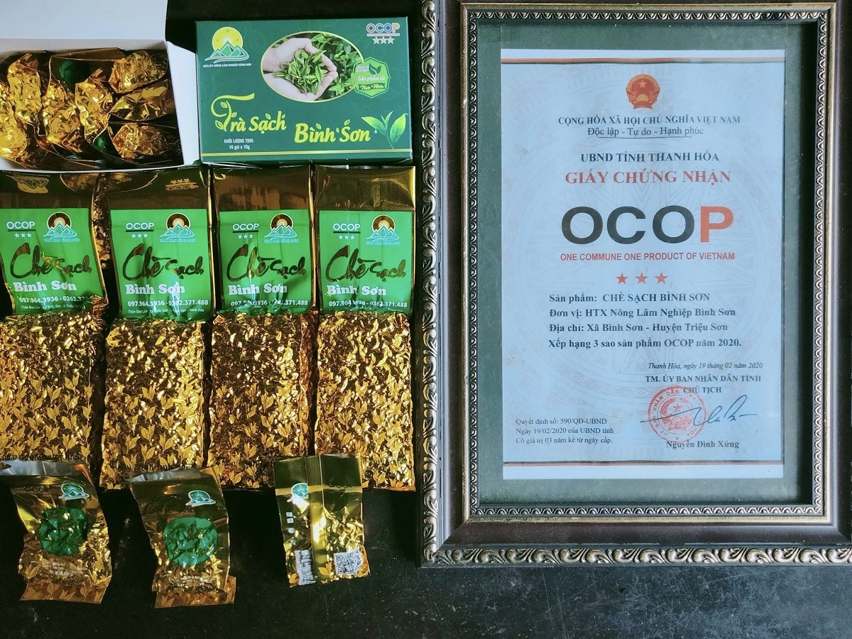 Nâng tầm cây chè bằng các sản phẩm OCOP
