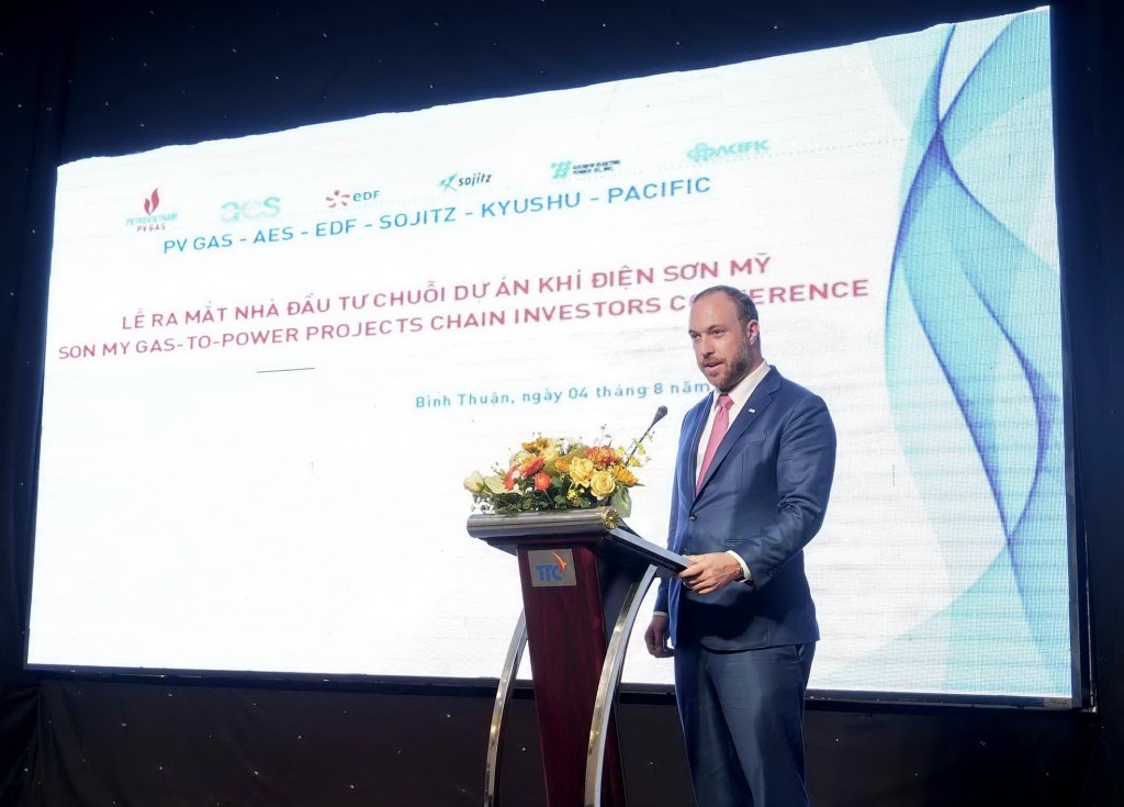 Ông Uddo sinh sống và làm việc tại Việt Nam từ năm 2022 và là Tổng Giám đốc của AES Việt Nam.