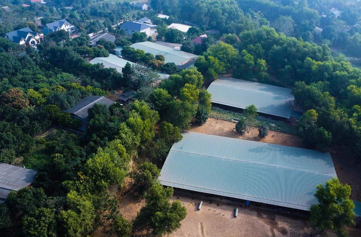 Khu trang trại hơn 40.000 m2 được đầu tư bài bản.